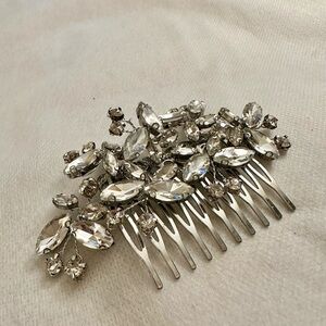 Rhinestone- Silver Hair Comb